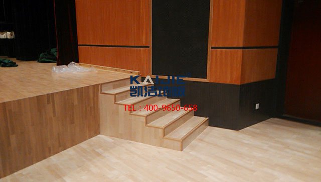 舞臺地板安裝,舞臺運(yùn)動木地板,舞臺地板廠家,凱潔地板
