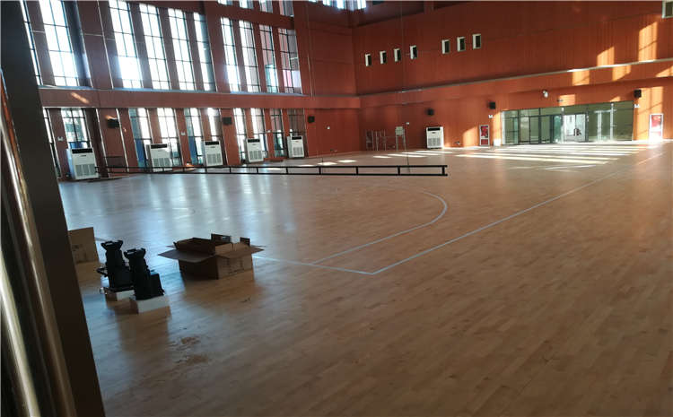 焦作中學(xué)體育館木地板項目案例