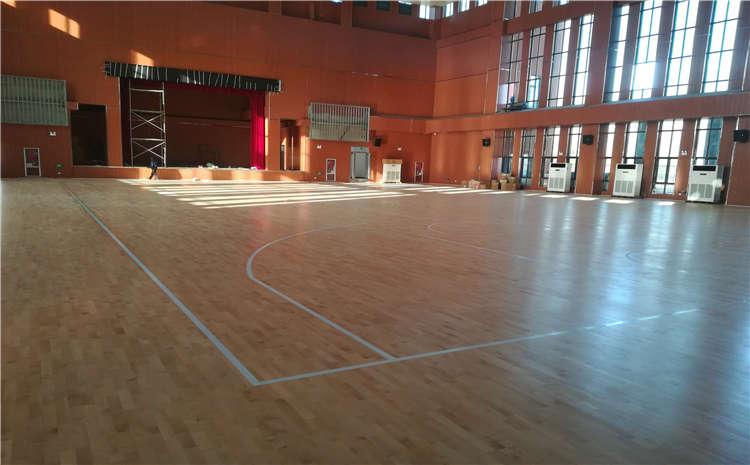 焦作中學(xué)體育館木地板項目案例