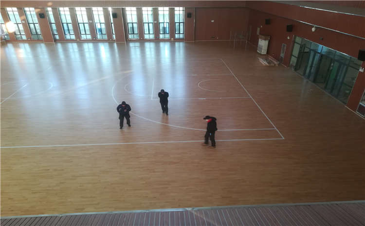 焦作中學(xué)體育館木地板項目案例