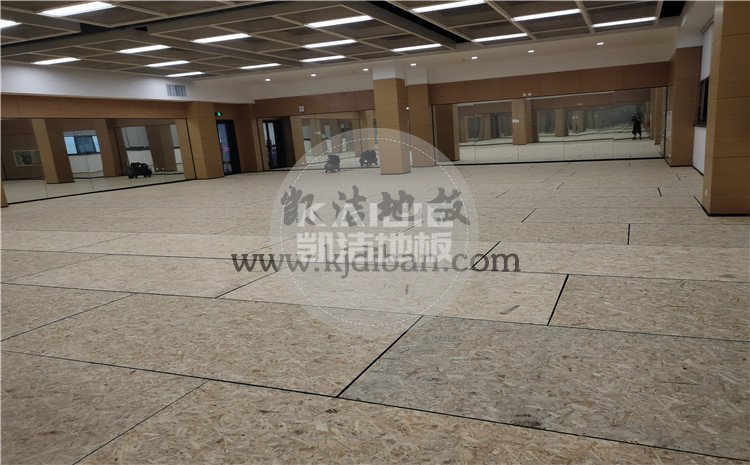 凱潔杭州高級中學錢江校區(qū)形體房木地板項目-凱潔籃球木地板廠家